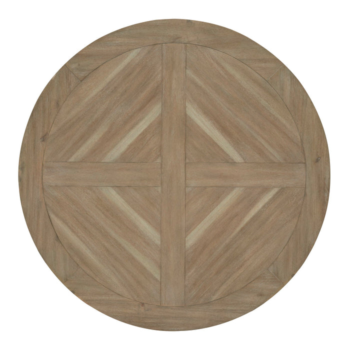 Ainsley - Round Dining Table - Cerused Khaki
