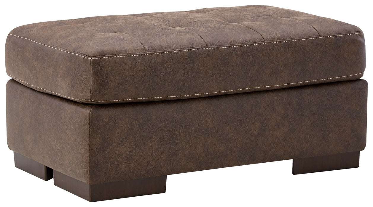 Maderla Ottoman - Walnut