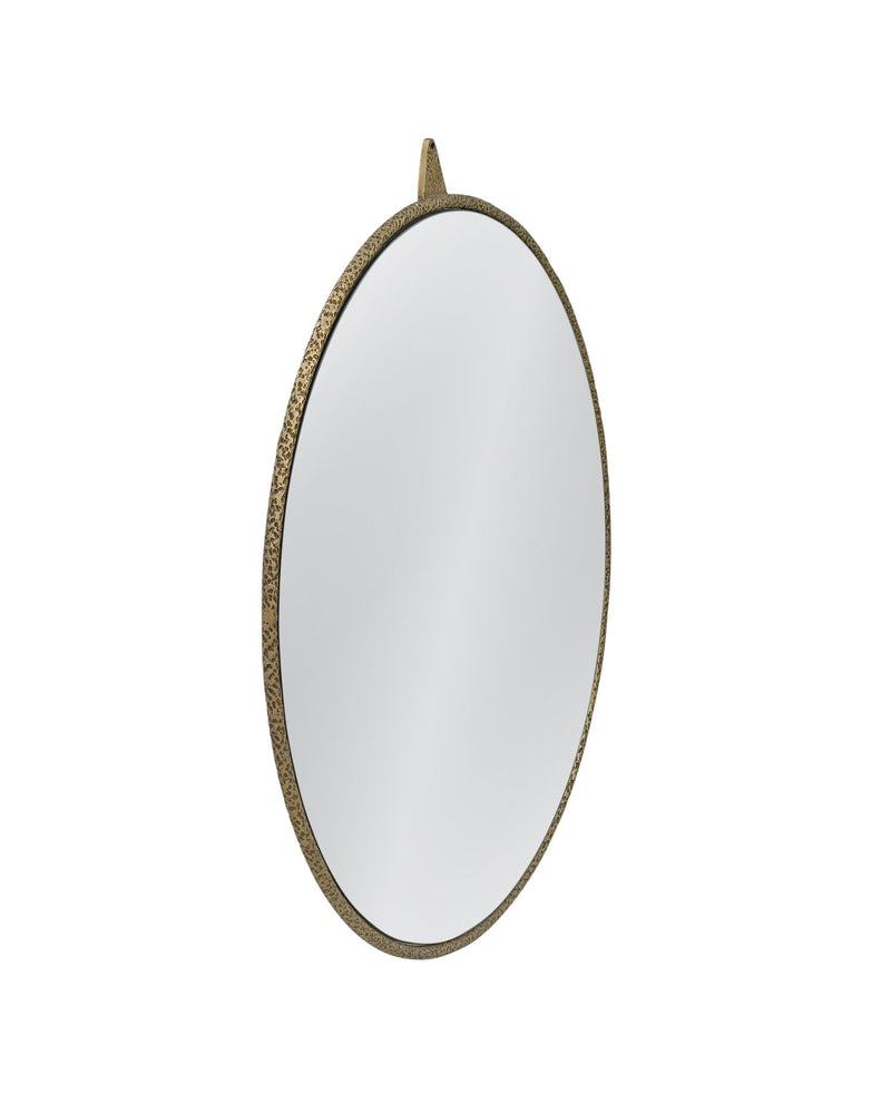 Ezra - Wall Mirror - Antique Brass