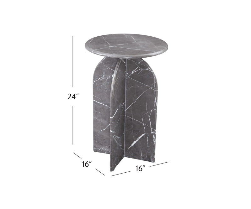 Abbey - Accent Table - Gray