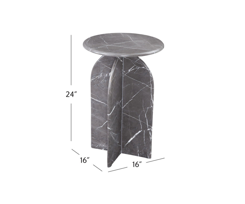 Abbey - Accent Table - Gray