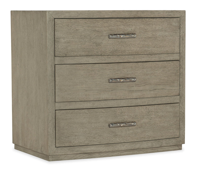 Linville Falls - Ashford 3-Drawer Nightstand - Gray