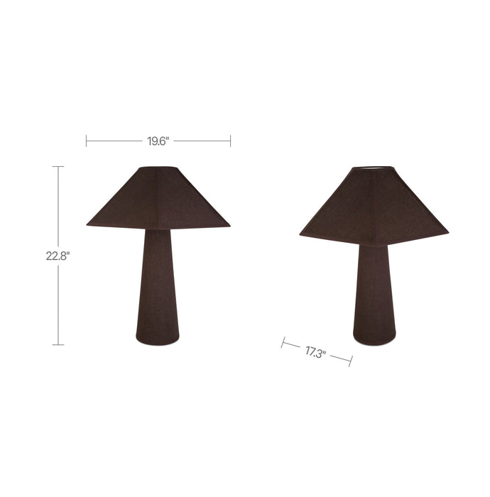 Gigi - Table Lamp - Dark Brown