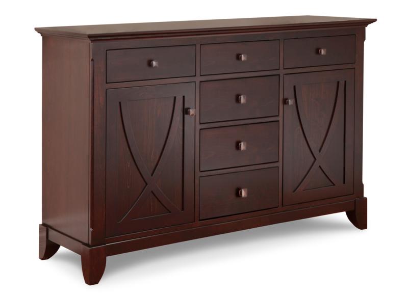 Florence Sideboard w/2 Wood Doors & 3/Drawers Collection