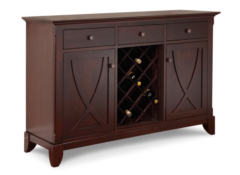 Florence Sideboard w/2 Wood Doors & 3/Drawers Collection