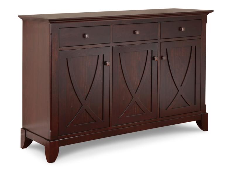 Florence Sideboard w/3 Wood Doors & 3/Drawers Collection