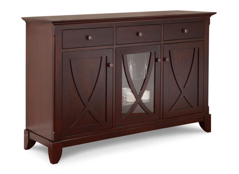 Florence Sideboard w/3 Wood Doors & 3/Drawers Collection
