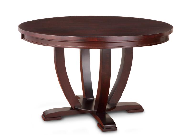 Florence Round Solid Top Pedestal Table Collection