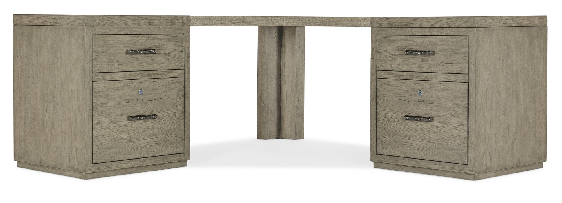 Linville Falls Corner Desk with Two Files