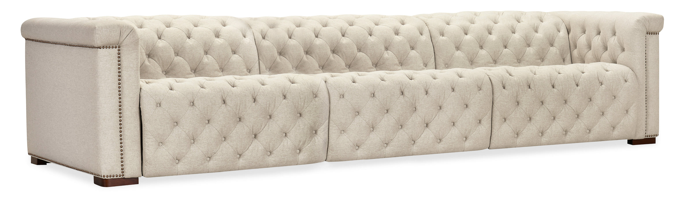 Savion Deux 3 Seat Sofa with Two Power Recliners and Three Power Headrests