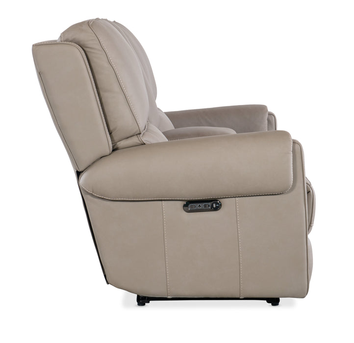 Somers Console Loveseat with Power Recline & Power Headrest