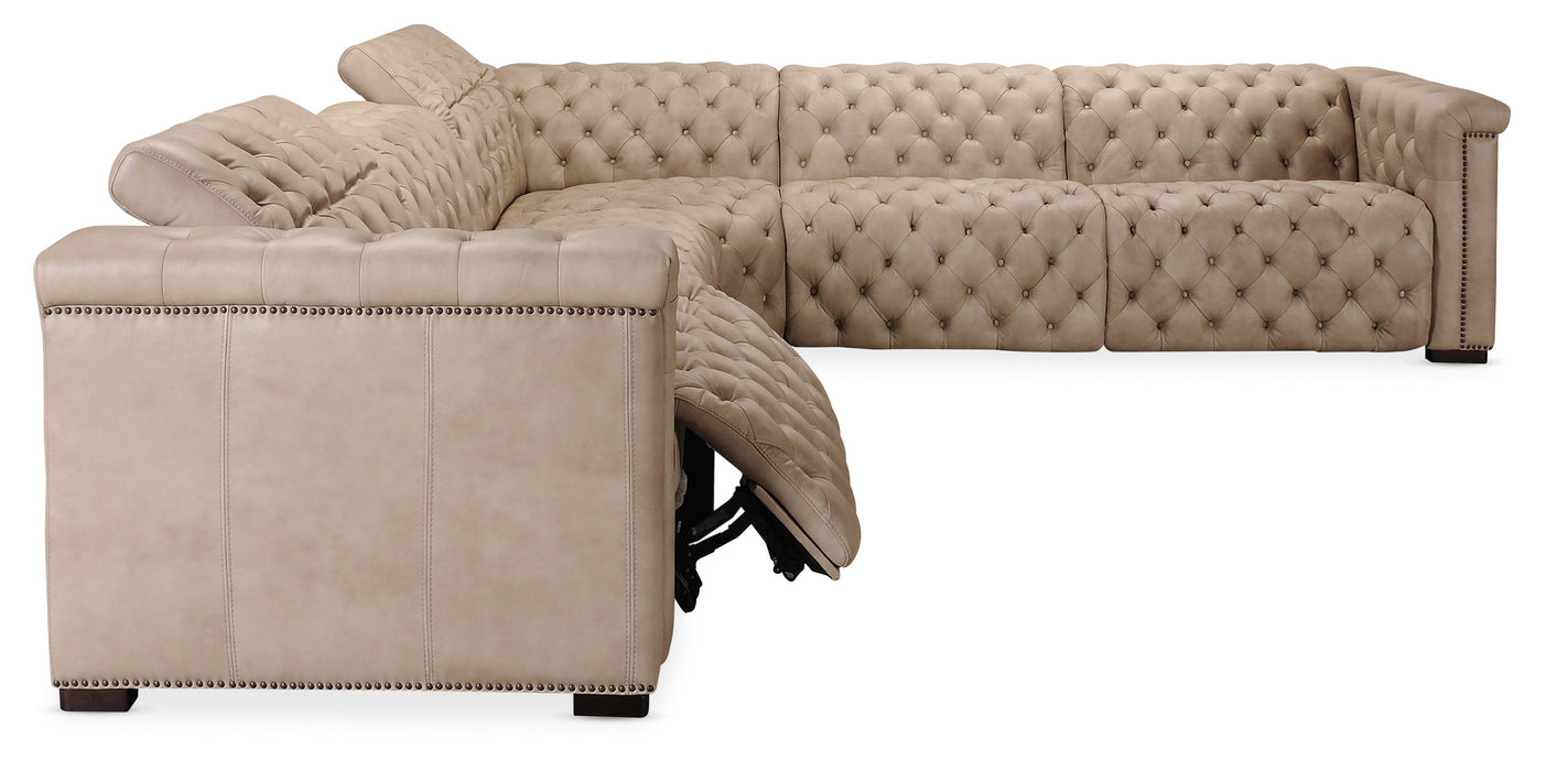 Savion Grandier 5-Piece Sectional with Power Recline & Power Headrest