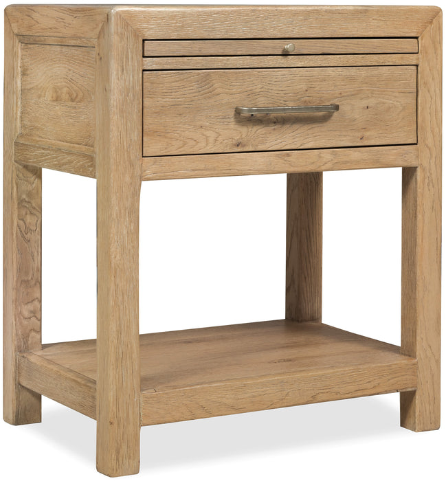 Driftwood One-Drawer Nightstand