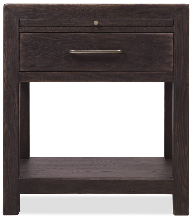 Driftwood One-Drawer Nightstand