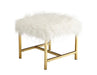 Elissa - White Stool - Furniture Depot