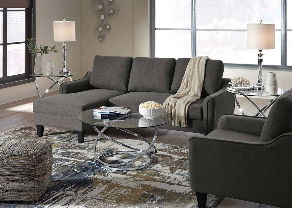 Jarreau Sofa Chaise Sleeper Grey - Furniture Depot