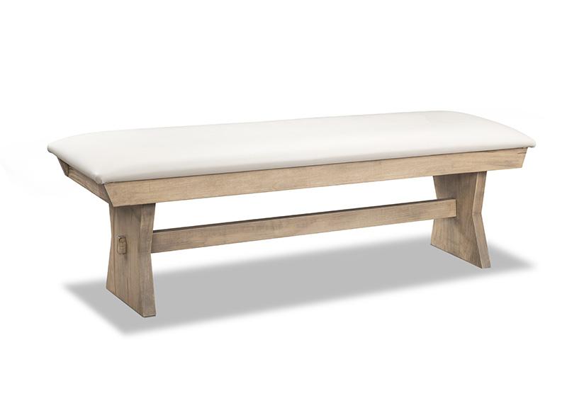Jasper Bench with Fabric Seat Collection