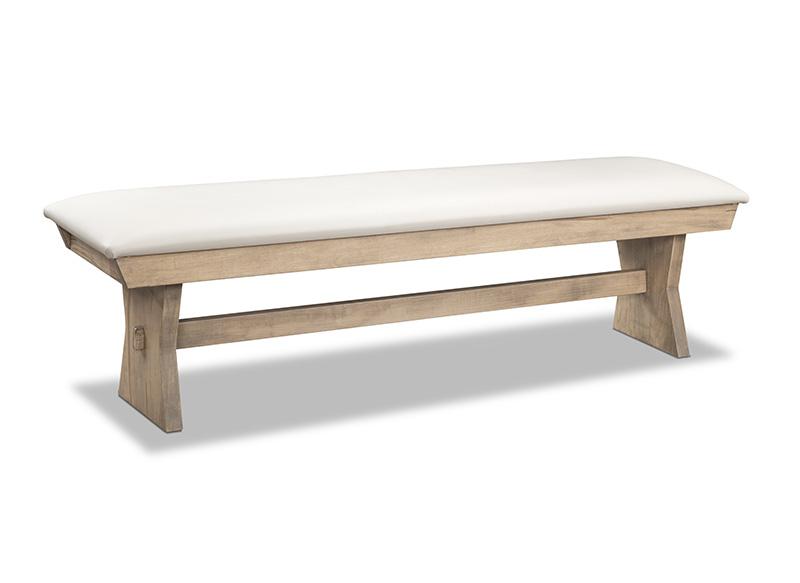 Jasper Bench with Fabric Seat Collection