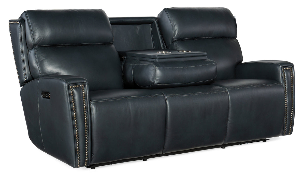Ruthe ZeroG Power Sofa with Power Headrest & Hidden Console