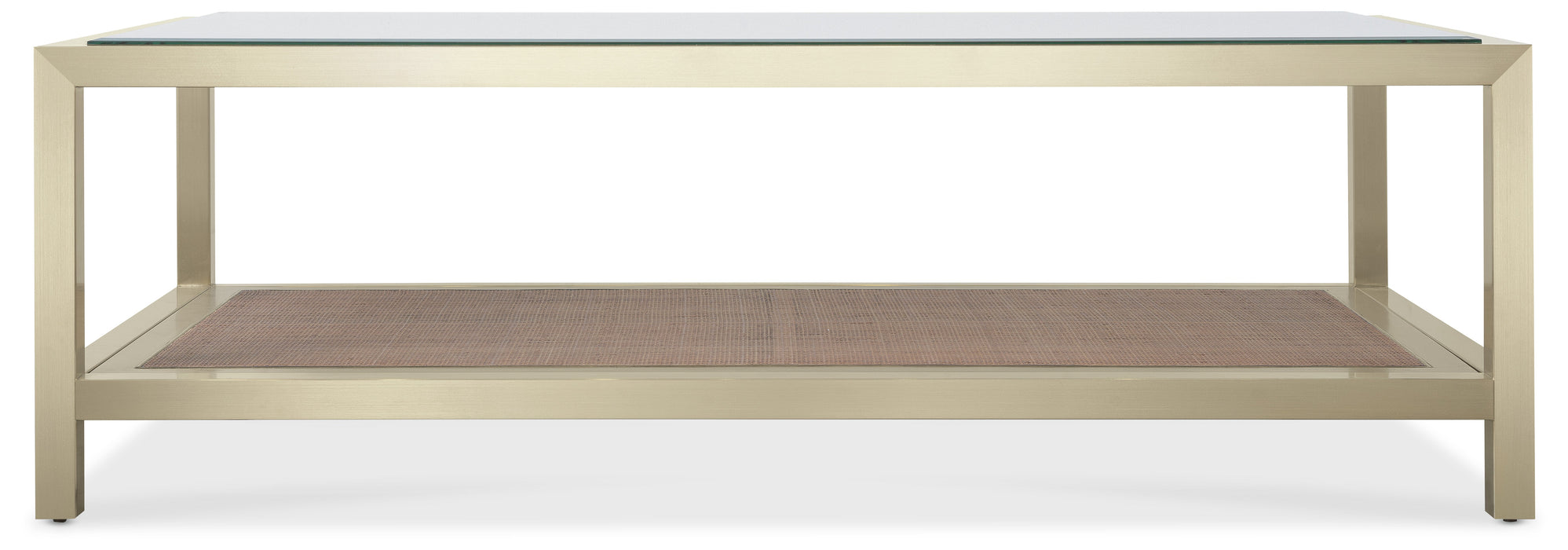 Melange Raising Cane Cocktail Table