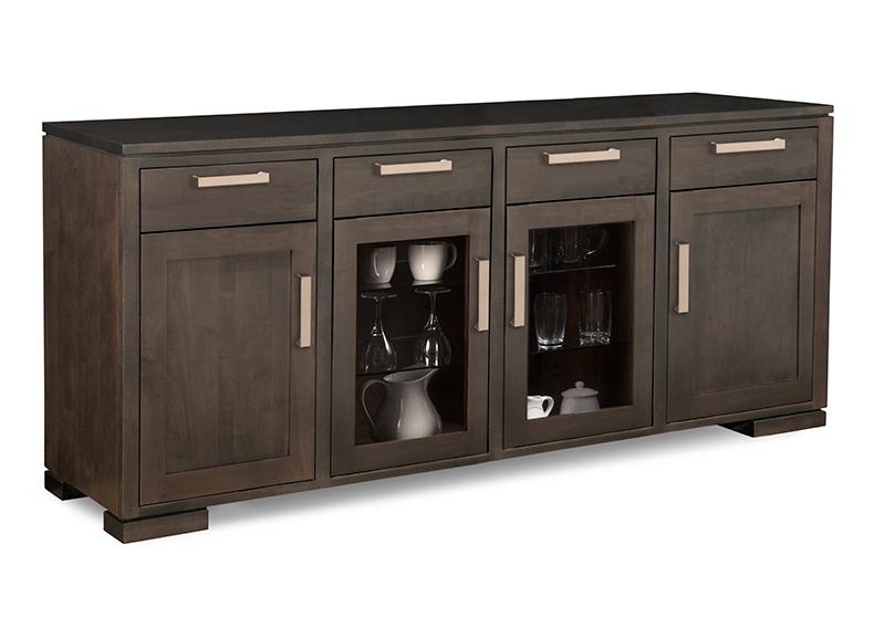 Kenova Sideboard w/4 Wood Doors Collection