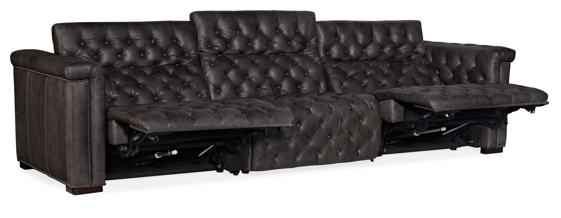 Savion Grandier Power Recliner Sofa with Power Headrest