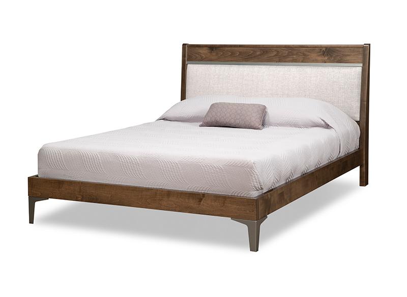 Laguna Platform Bed with Fabric Headboard Collection