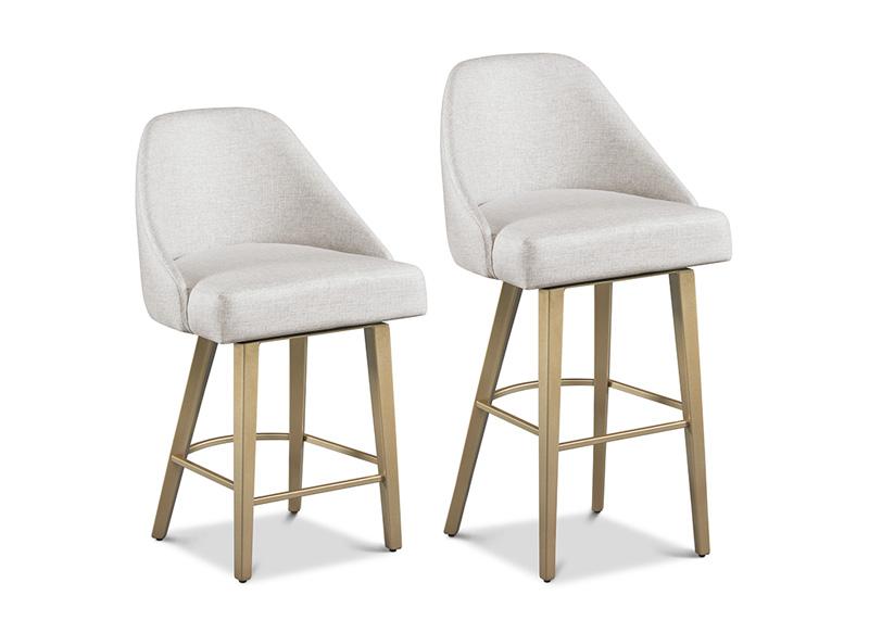 Laguna Swivel  Metal Leg Counter Chair Collection - (Price per Chair)