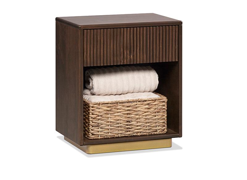 Lotus Wood Base Night Stand Collection