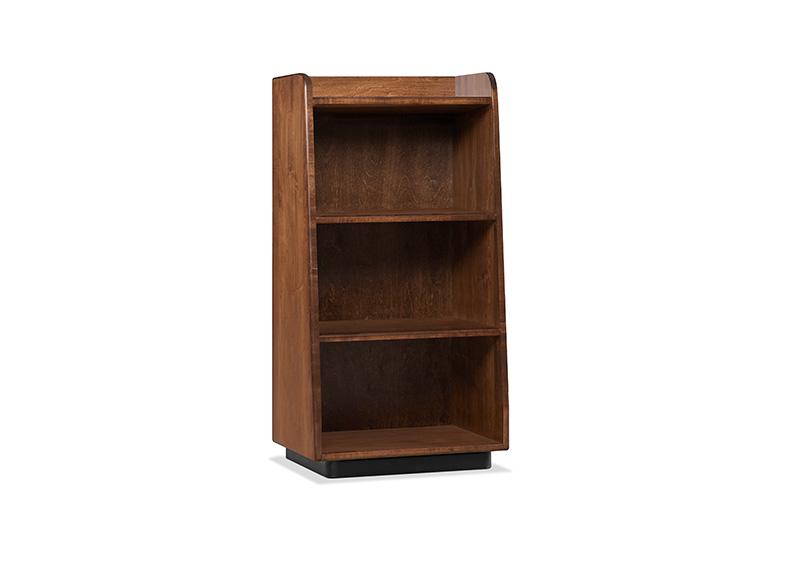 Lotus Metal Base Display Cabinet with 4 Fixed Shelves