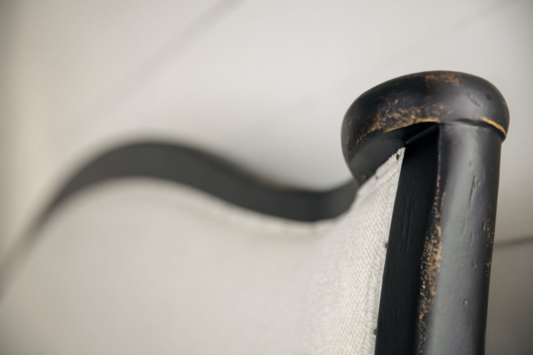 Ciao Bella Queen Upholstered Bed- Black