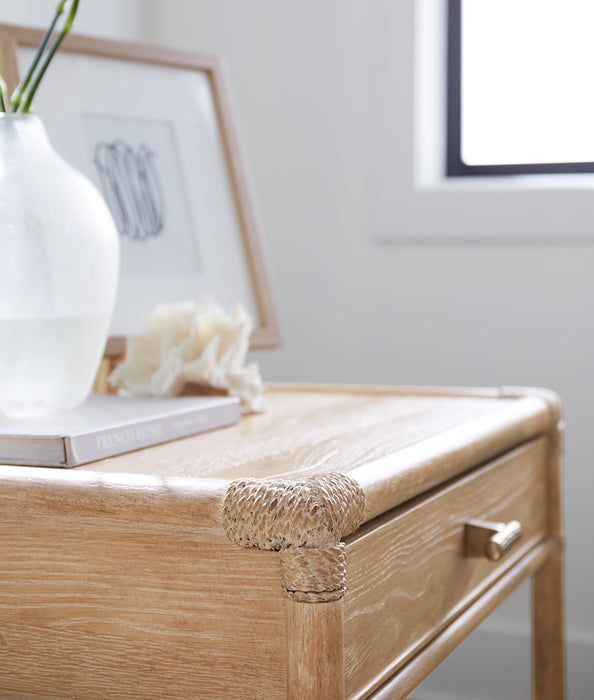 Retreat Pole Rattan End Table