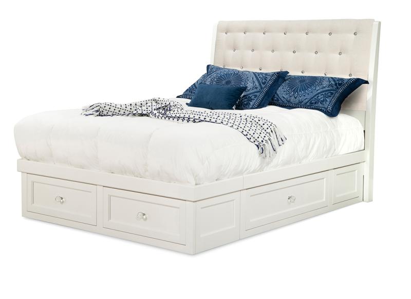 Monticello Condo Bed with Fabric Headboard Collection