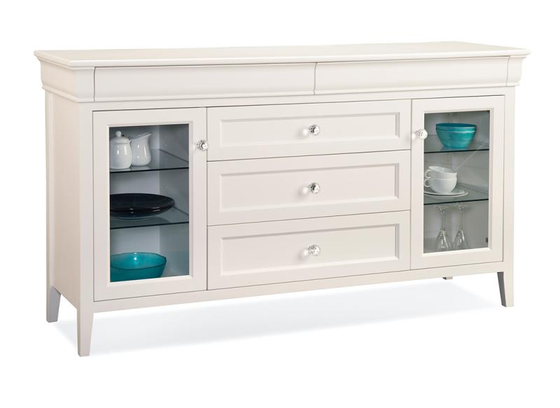 Monticello Sideboard with 2 side Door & 5/Drawers Collection