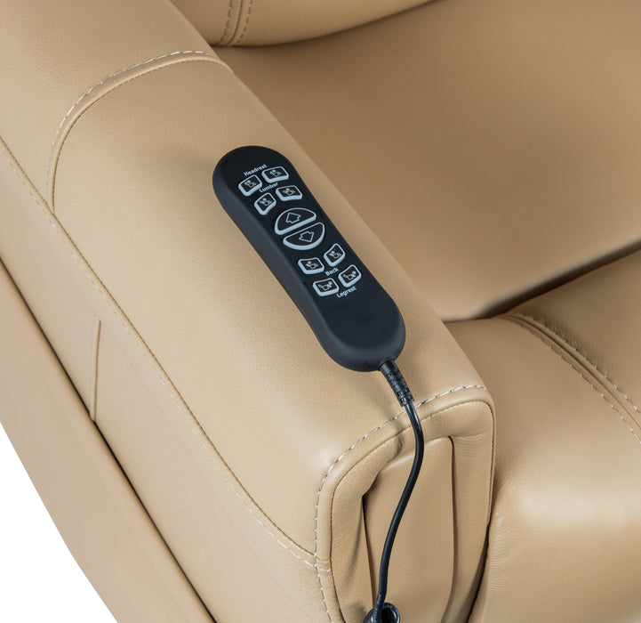 Carroll Power Recliner with Power Headrest, Lumbar & Lift