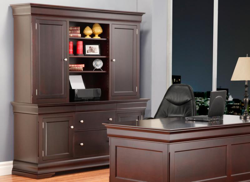 Phillipe Computer Station with Hutch Collection