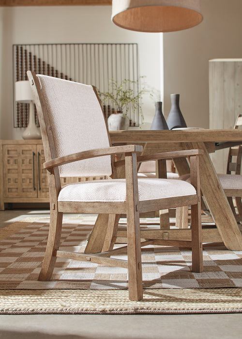 Vineyard Row Post Back Upholstered Arm Chair