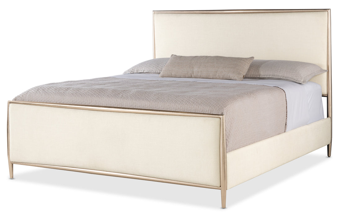Westwood California King Upholstered Metal Bed