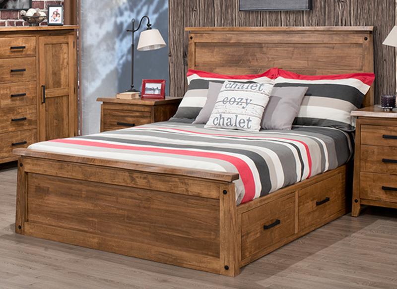 Pemberton Storage Platform Bed With Low Footboard Collection