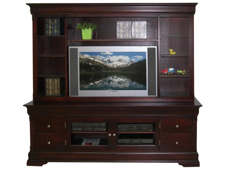 Phillipe HDTV Cabinet with Hutch Collection