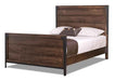 Portland Wood Panel Bed with High Footboard Collection