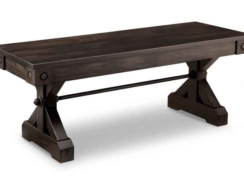 Rafters Bench with Wood Seat Collection
