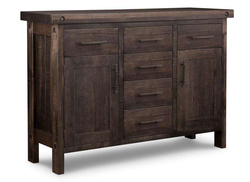 Rafters Sideboard w/2 Wood Doors & 6/Dwrs Collection