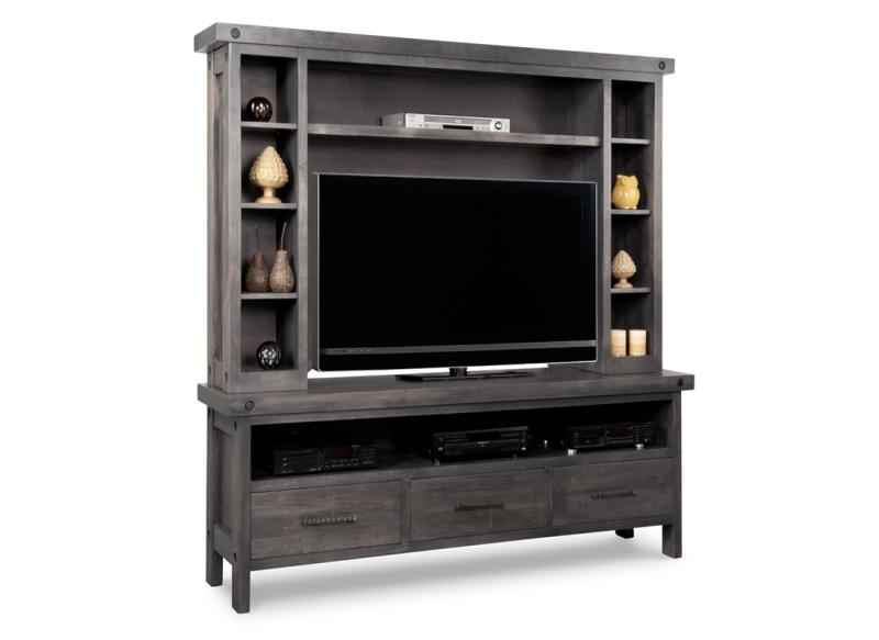 Rafters HDTV Unit with Hutch