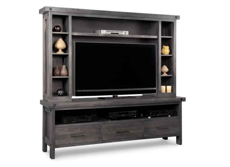 Rafters HDTV Unit with Hutch
