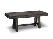 Steel City Bench with Wood Seat Collection