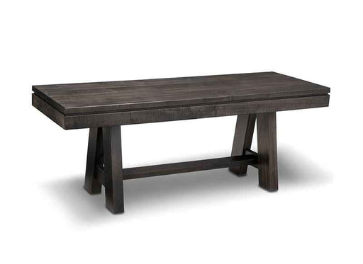 Steel City Bench with Wood Seat Collection