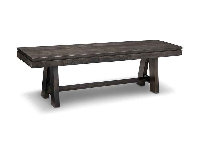 Steel City Bench with Wood Seat Collection
