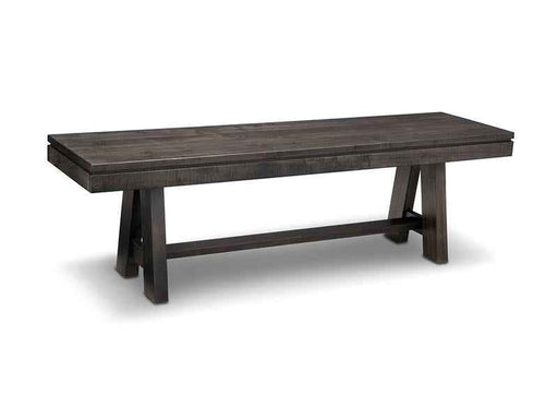 Steel City Bench with Wood Seat Collection