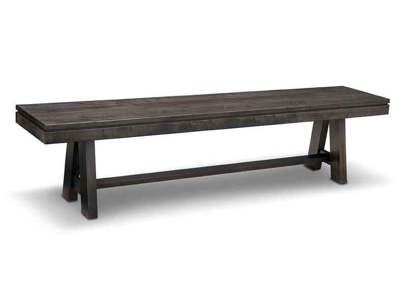 Steel City Bench with Wood Seat Collection